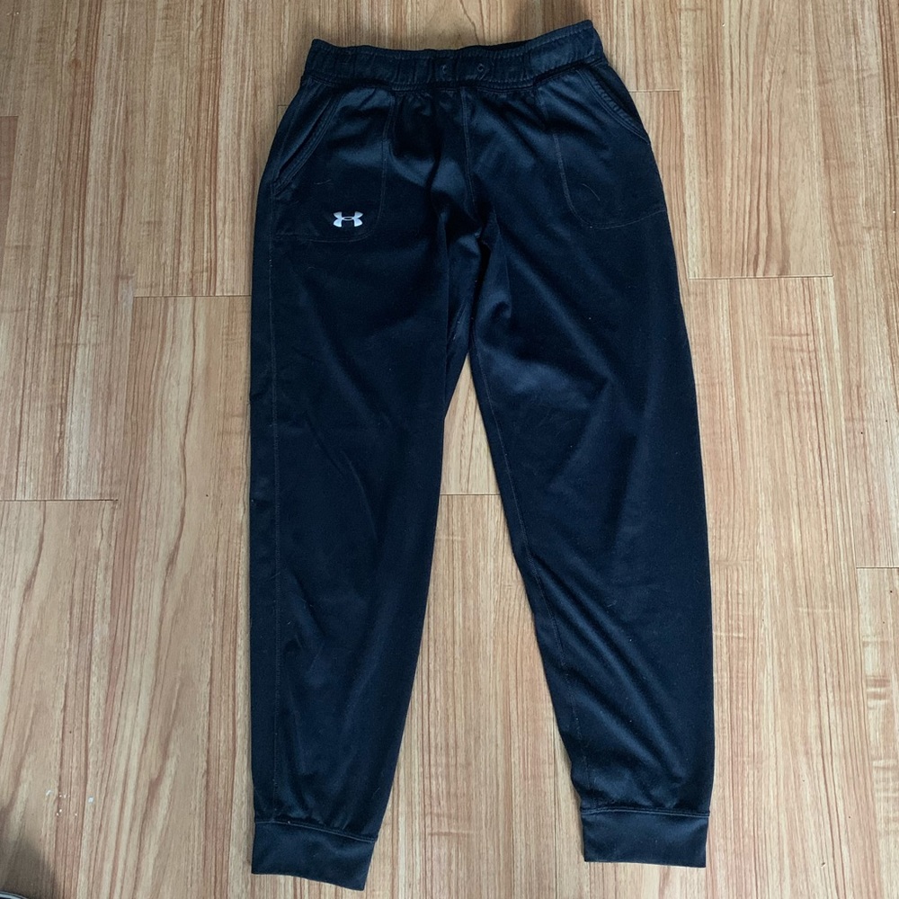 Small-medium black under armor joggers